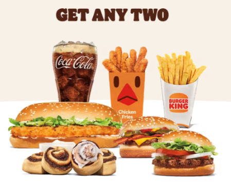 Burger King $5 Duo or $7 Trio